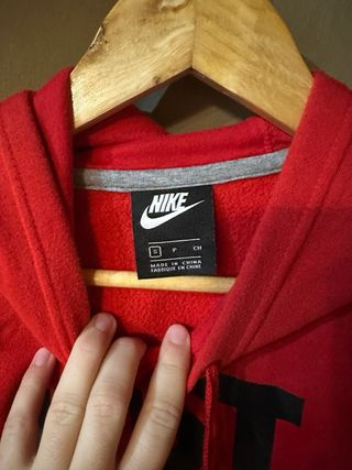 Felpa Nike rossa taglia S