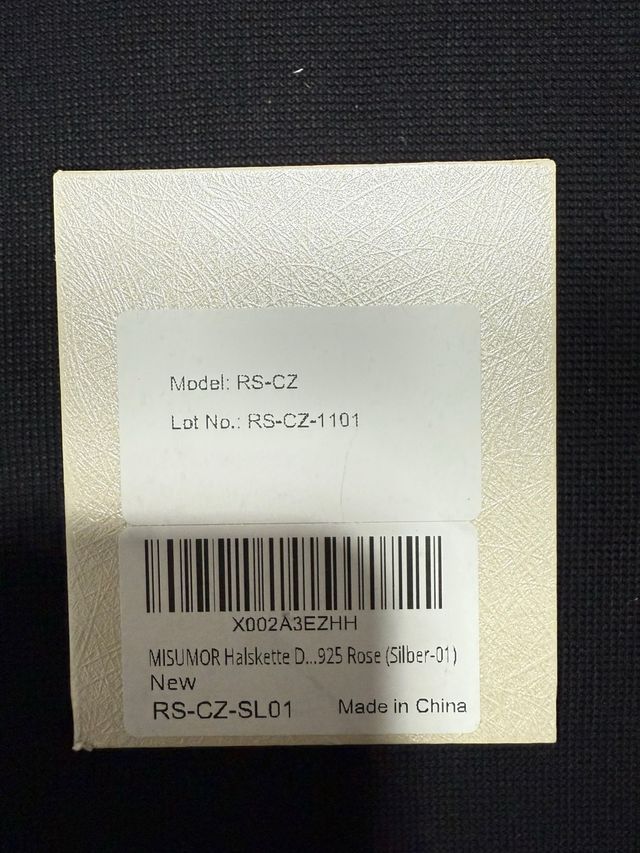 Collare Cuore in Argento 925 Donna con Rosa Pendente