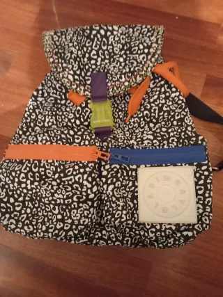 Mochila Bimba y Lola estampado leopardo