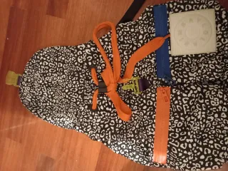 Mochila Bimba y Lola estampado leopardo