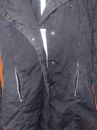 Cappotto uomo nero con cappuccio