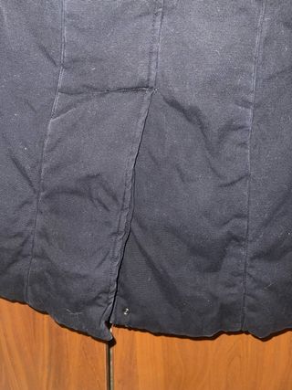 Cappotto uomo nero con cappuccio