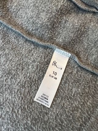 Chaqueta polar mujer gris