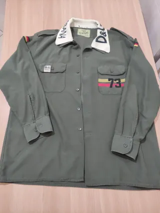 Camicia Vintage Dolce & Gabbana Militare Verde