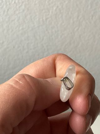 Dije corazon piedra accesorio colgante