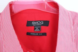 Camisa Smog Rayas Rojas y Blancas