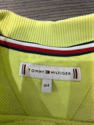 Sudadera niña Tommy Hilfiger amarilla