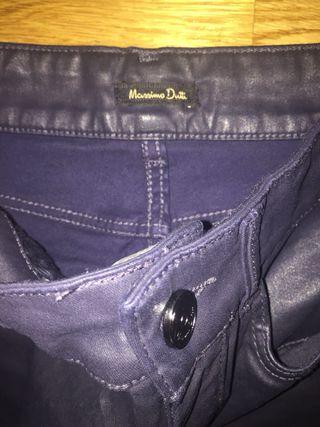 Pantalones Massimo Dutti Azul Talla XS