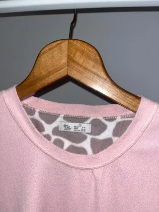 Pijama Conjunto Jirafa Rosa y Gris