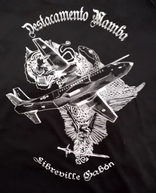 Camiseta Militar Destacamento Mamba Gabón