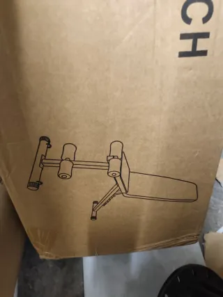 Banco de pesas plegable