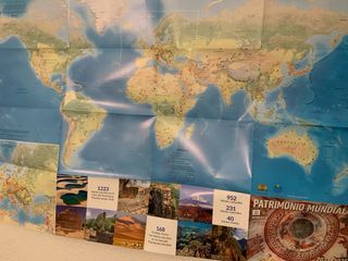 Mapa Patrimonio Mundial UNESCO 2024-2025