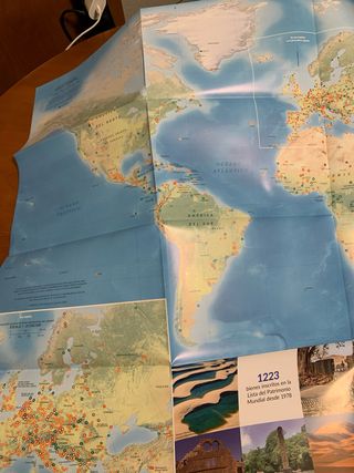 Mapa Patrimonio Mundial UNESCO 2024-2025