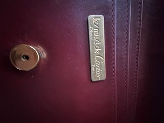 Cartier Dossier Vintage Piel Roja