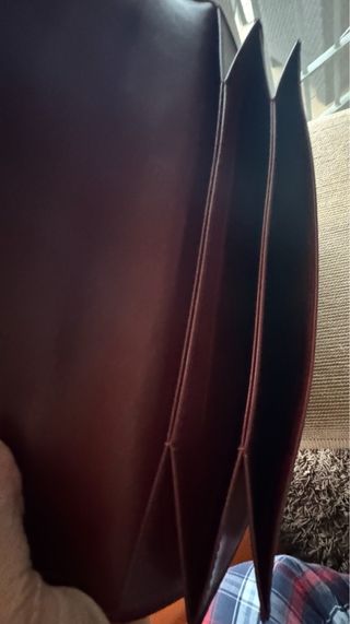 Cartier Dossier Vintage Piel Roja