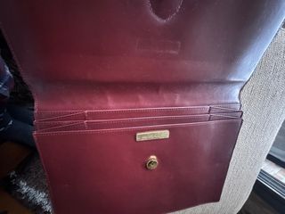 Cartier Dossier Vintage Piel Roja