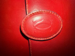 Cartier Dossier Vintage Piel Roja