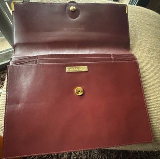 Cartier Dossier Vintage Piel Roja