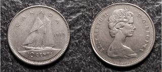 1 - 5 - 10 Cent. Canada 1963-1968-1975-1978
