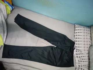 Pantalón Joma Negro Rayas Blancas Talla M