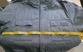 Chaquetón acolchado gris talla XL