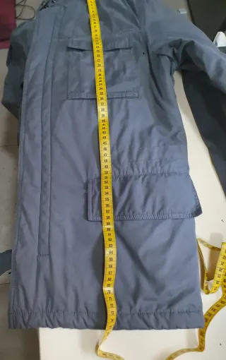 Chaquetón acolchado gris talla XL