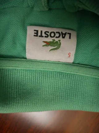 Polo Lacoste Verde Talla L
