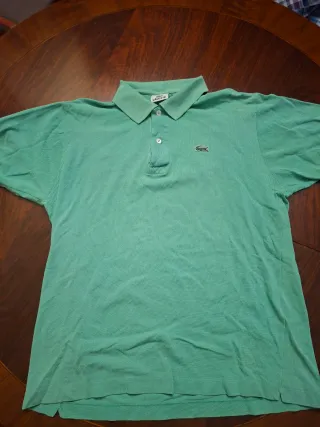Polo Lacoste Verde Talla L