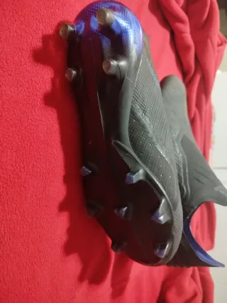 Botines Adidas Futbol Negro/Azul