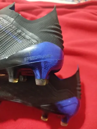 Botines Adidas Futbol Negro/Azul