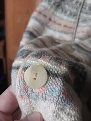 Gilet jacquard vintage taglia M