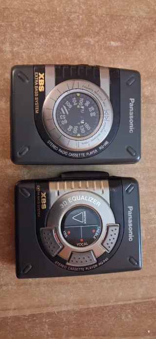 Lotto 2 Walkman Cassette Vintage Panasonic