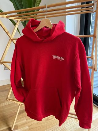 Sudadera Tibidabo Barcelona Roja