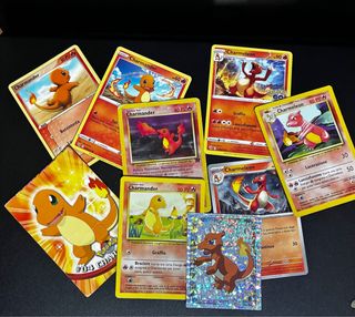 Carte Pokémon Charmander e Charmeleon