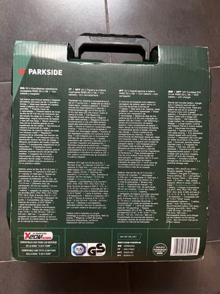 Parkside 20V Atornilladora Taladradora Recargable