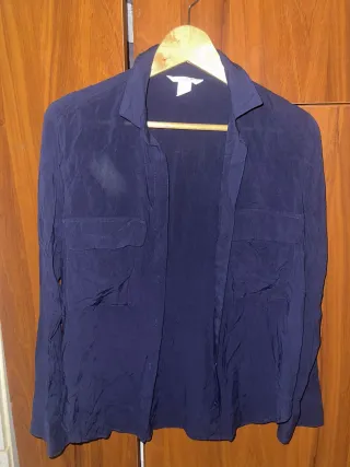 Camicia uomo blu