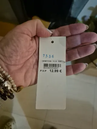 Top lentejuelas negro mangas tul