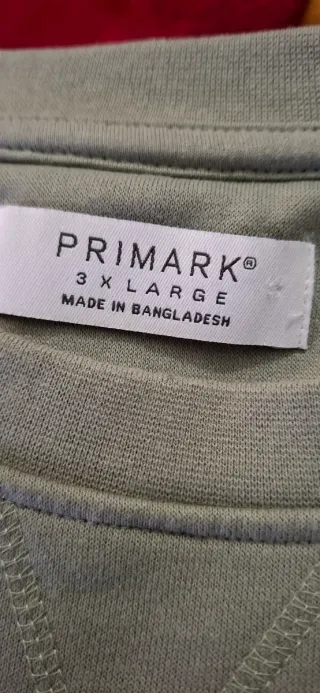 Sudadera Primark Verde Oliva Talla 3XL
