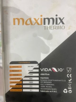 Robot Cocina Maxi Mix Vida 10 Nuevo