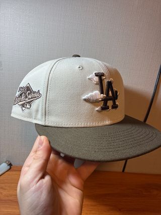 Gorra New Era LA World Series Beige/Marrón