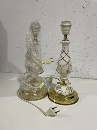 Lampade da comodino floreali