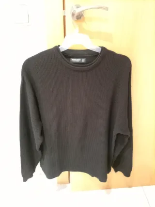 Jersey Pull&Bear Negro Talla M Nuevo