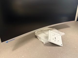 Monitor Curvo Samsung Plata