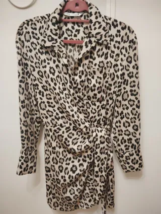 Vestido estampado leopardo