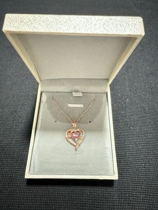 Collar Corazón Plata Ley 925