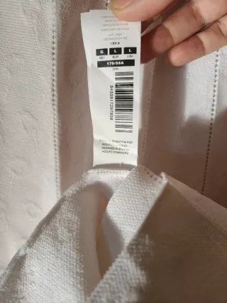 Vestido blanco de punto