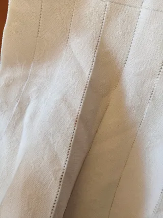 Vestido blanco de punto