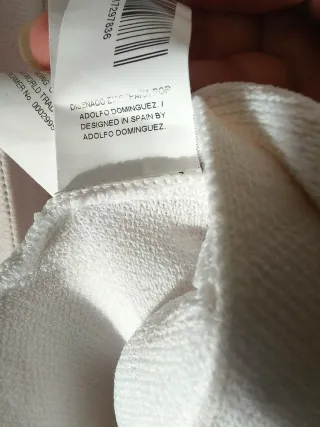 Vestido blanco de punto