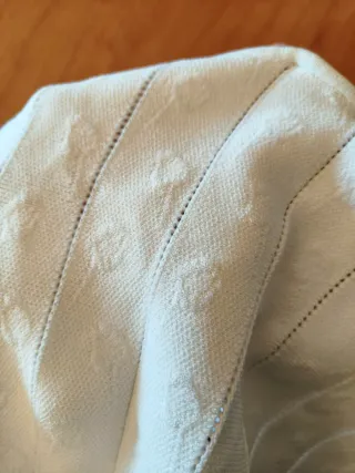 Vestido blanco de punto