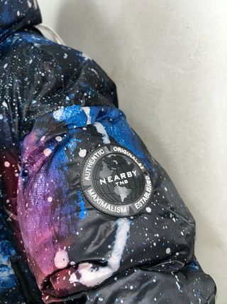 Giubbotto uomo XL fantasia galassia